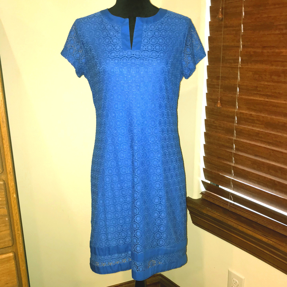Isaac Mizrahi Live Stretch Lace Dress XS